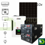 6KVA/14.3kWH Complete Solar/Inverter System