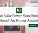 Can solar power your entire home? Modern lithium and solar setup in a Nigerian home