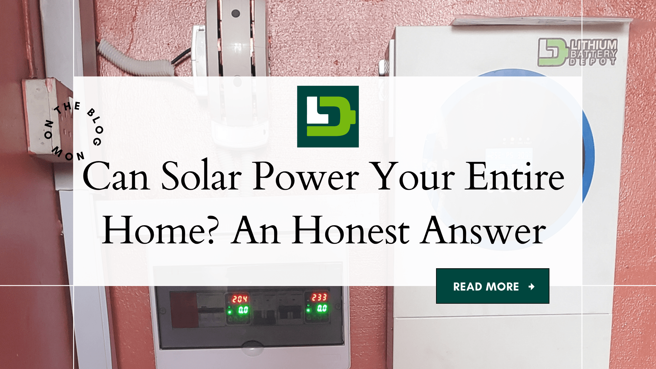 Can solar power your entire home? Modern lithium and solar setup in a Nigerian home