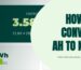 How to convert Ah to kWh. Volts times amp hours, divided by 1000